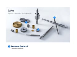 Product Feature Callout Module - Jake Addons for HubSpot CMS
