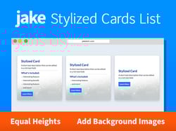 Stylized Cards List HubSpot Module for HubSpot CMS Hub